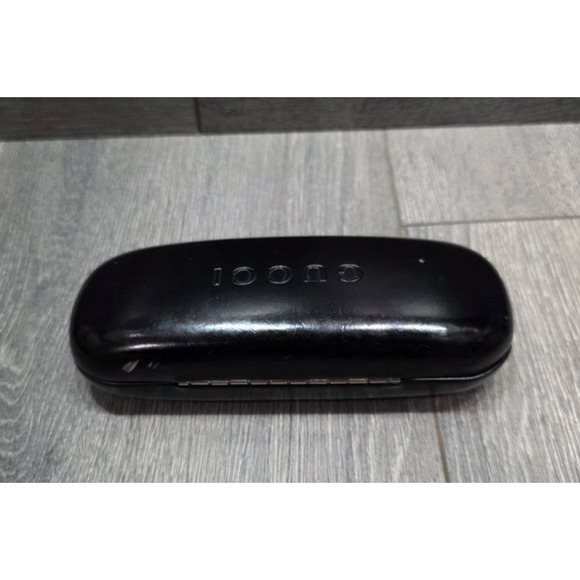 Gucci Black Hard Shell Glasses Eyeglass Case A004314